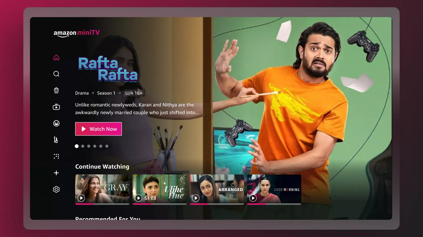 Amazon miniTV Screenshots