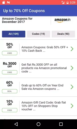 Coupons for Amazon 스크린샷