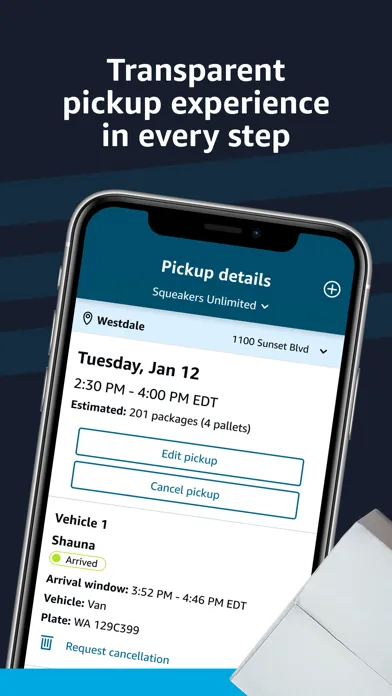 Amazon Shipping سکرین شاٹس