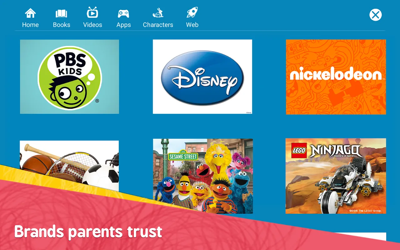 Capturas de tela do Amazon FreeTime