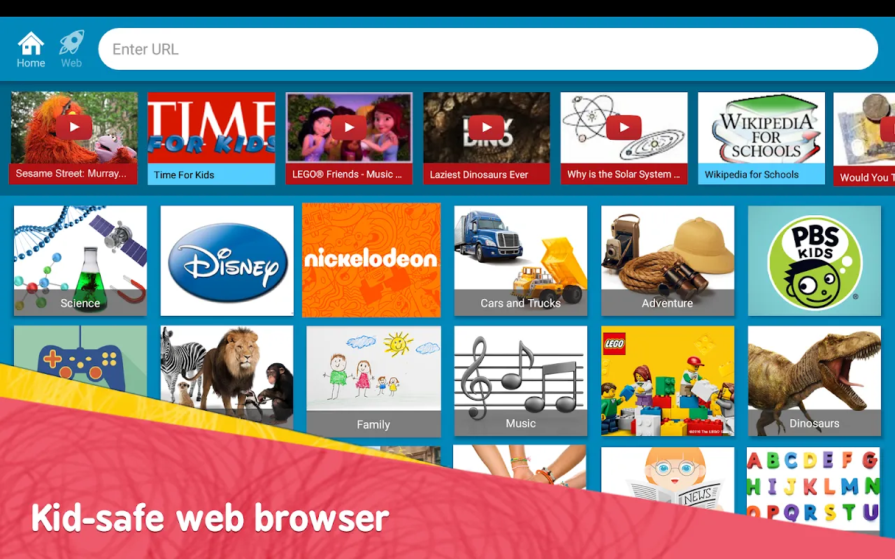 Capturas de tela do Amazon FreeTime