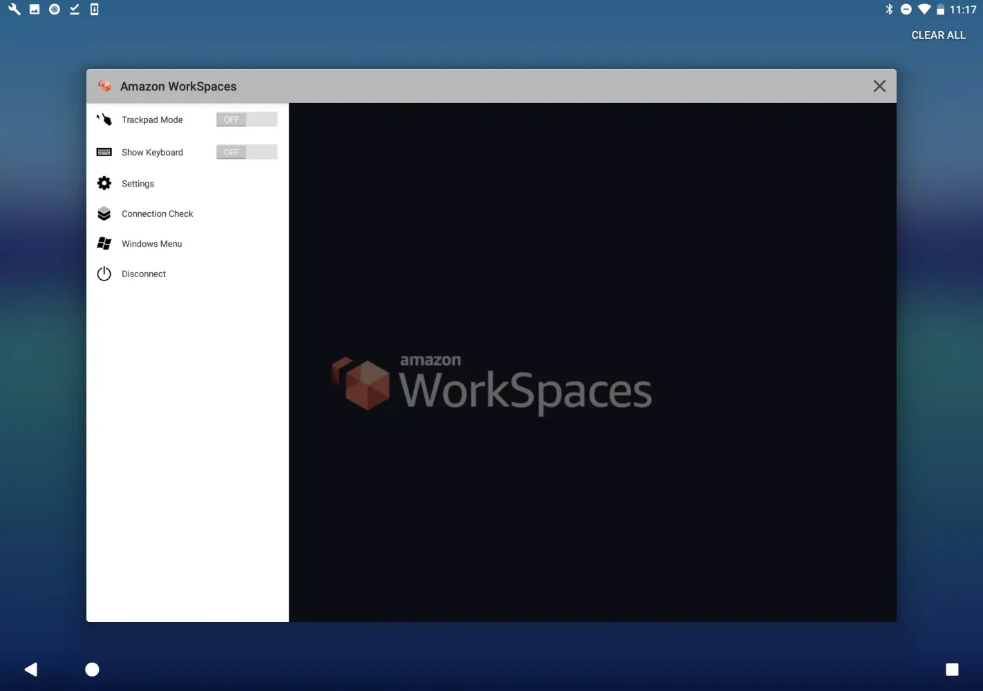 Скриншоты Amazon WorkSpaces