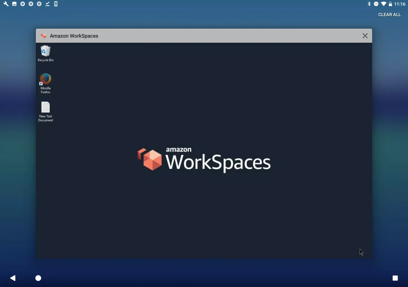 Скриншоты Amazon WorkSpaces