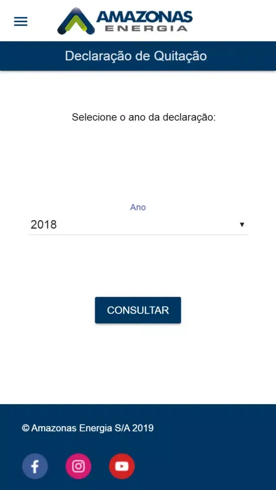 Ảnh chụp màn hình của Amazonas Energia S/A