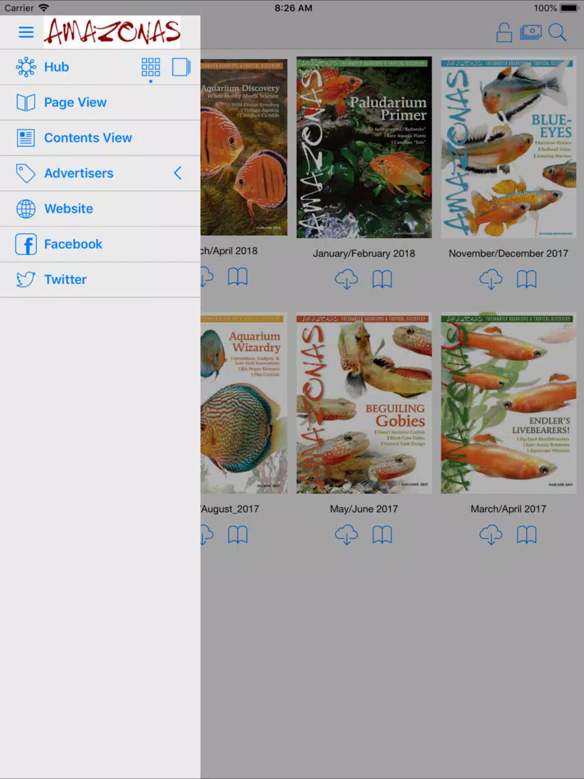 Amazonas Magazine iPad 應用截圖