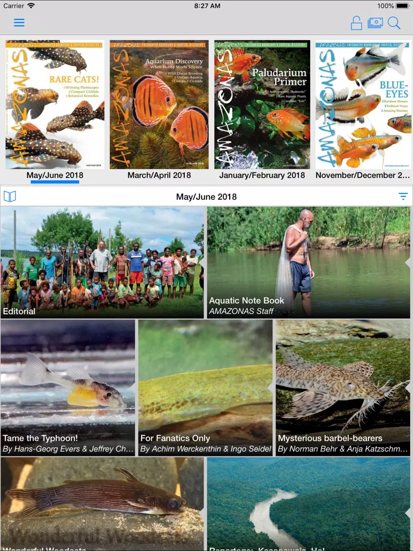Amazonas Magazine iPad 應用截圖