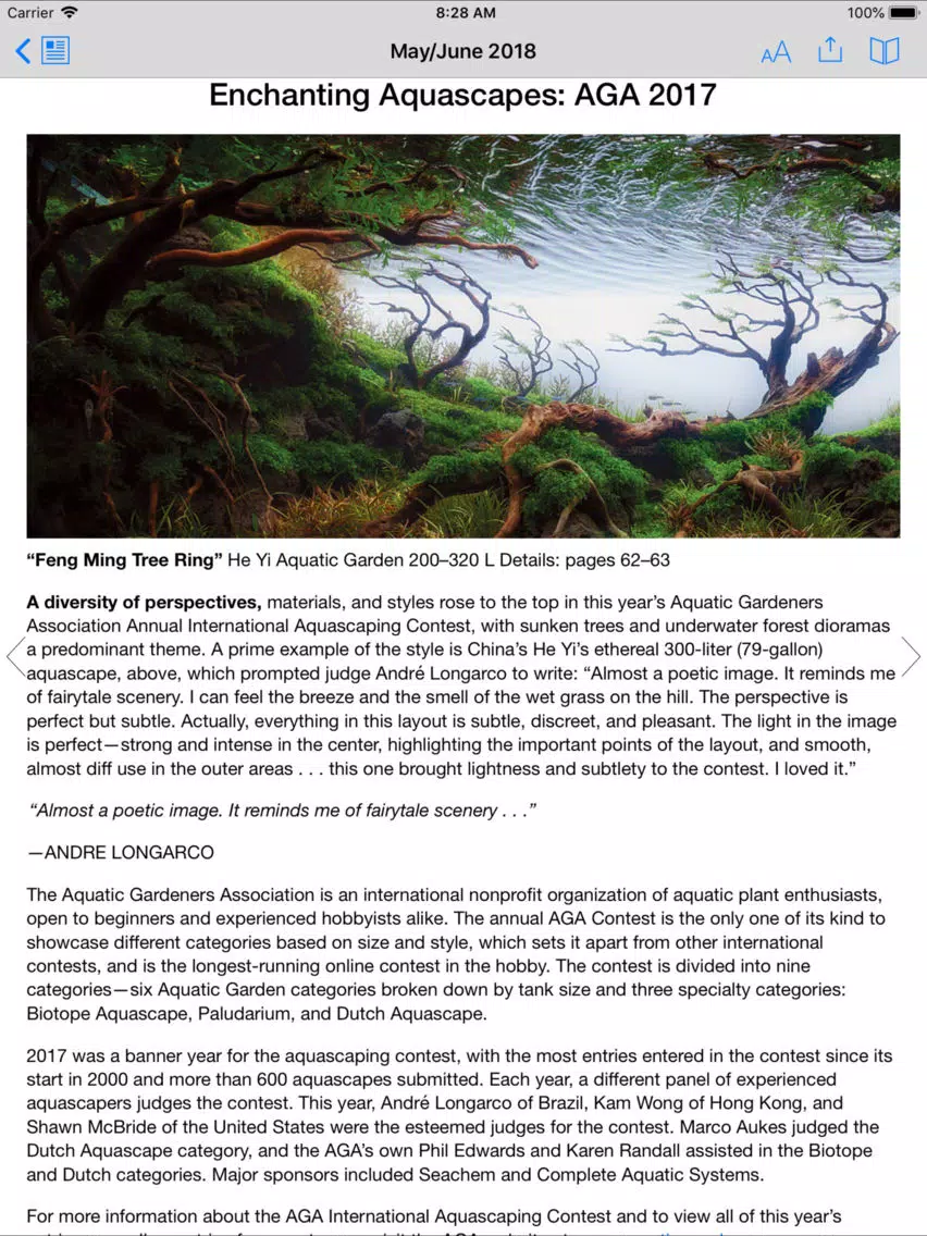 Amazonas Magazine iPad 應用截圖