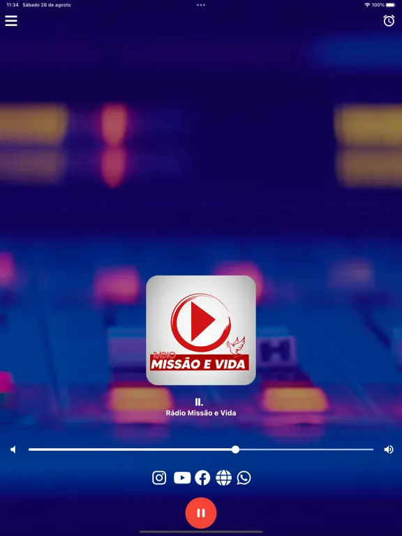 Rádio Missão e Vida iPad  स्क्रीनशॉट