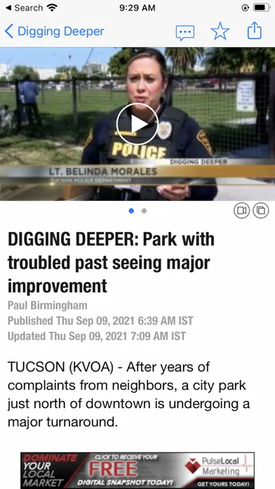 Ảnh chụp màn hình của News 4 Tucson