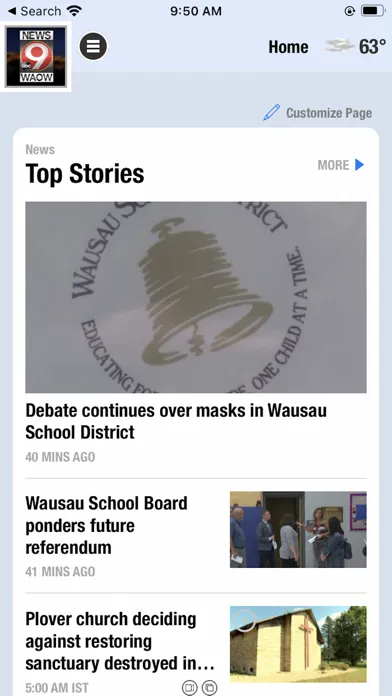 News 9 WAOW Screenshots