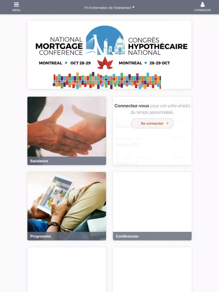 CongrèsPHC2018 iPad  سکرین شاٹس
