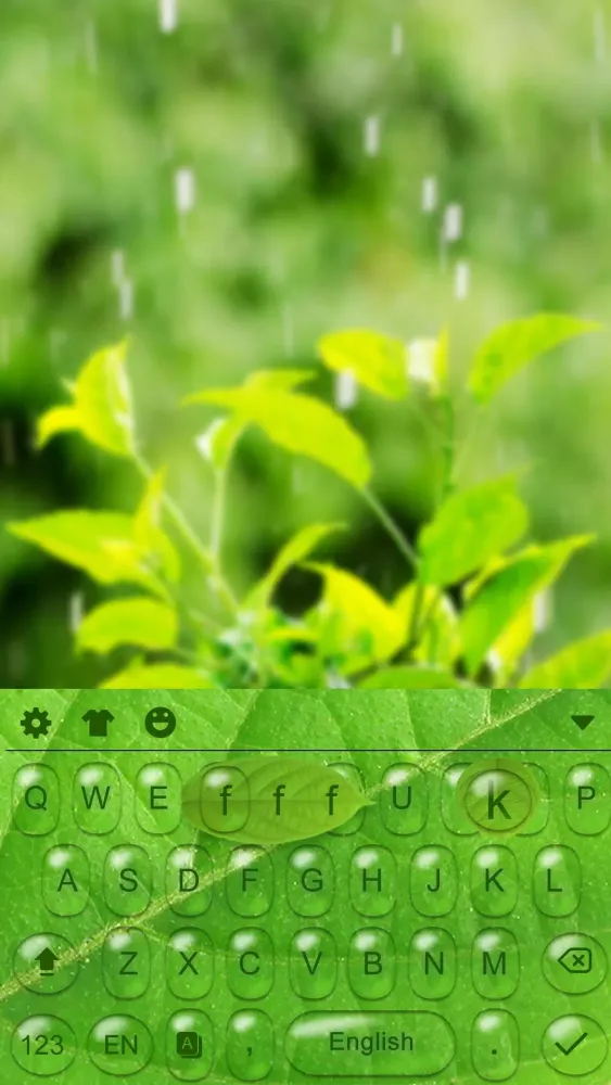 Green Keyboard Theme & Emoji स्क्रीनशॉट