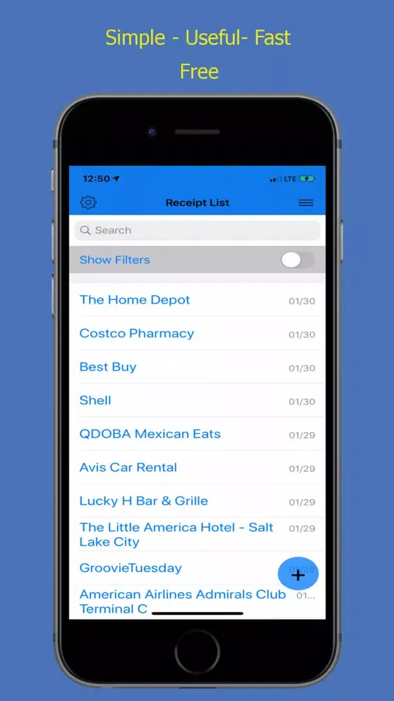 Shoebox Receipts স্ক্রিনশট