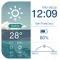 Clock Weather Transparent