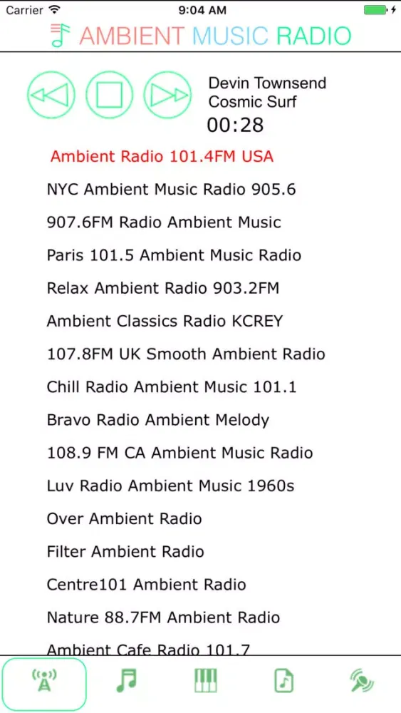 Capturas de pantalla de Ambient Music Radio