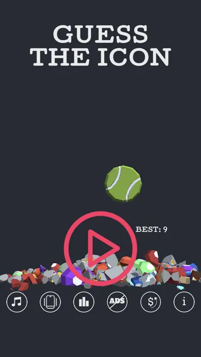 Tangkapan skrin 3D Icon Quiz