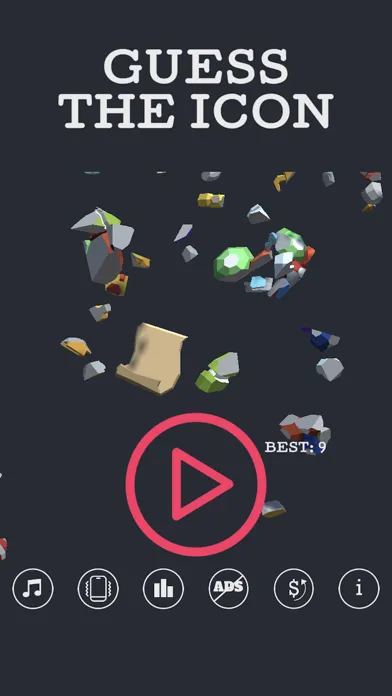 Tangkapan skrin 3D Icon Quiz