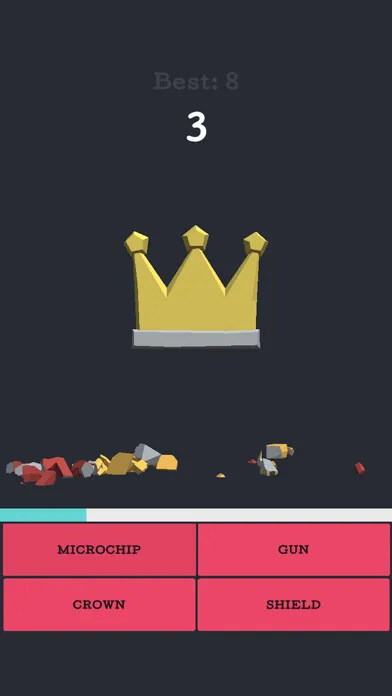 Tangkapan skrin 3D Icon Quiz