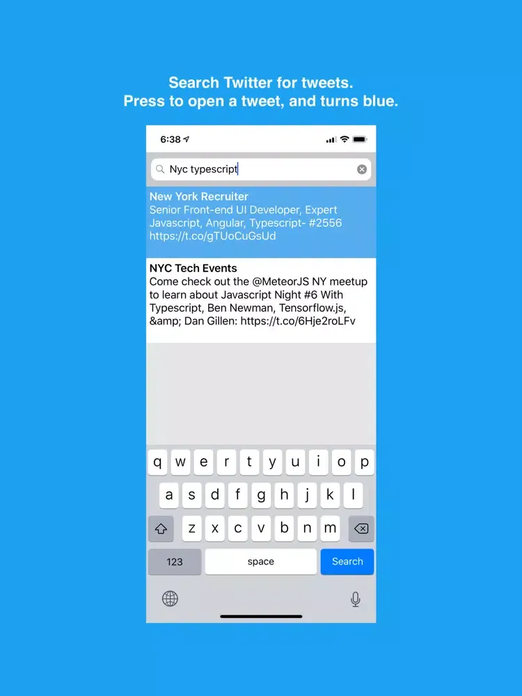 Ảnh chụp màn hình của Tap for Tweets iPad 