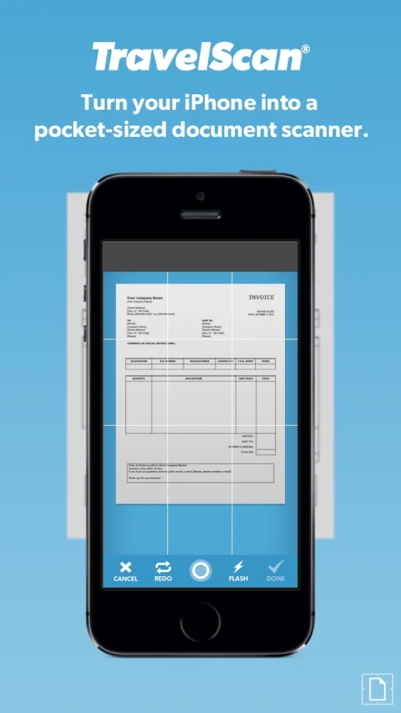 Ảnh chụp màn hình của Travelscan - Turn your iPhone into a pocket-sized PDF scanner