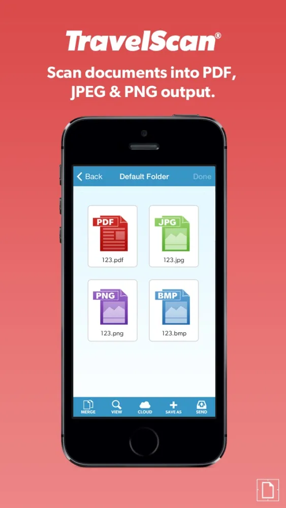 Ảnh chụp màn hình của Travelscan - Turn your iPhone into a pocket-sized PDF scanner