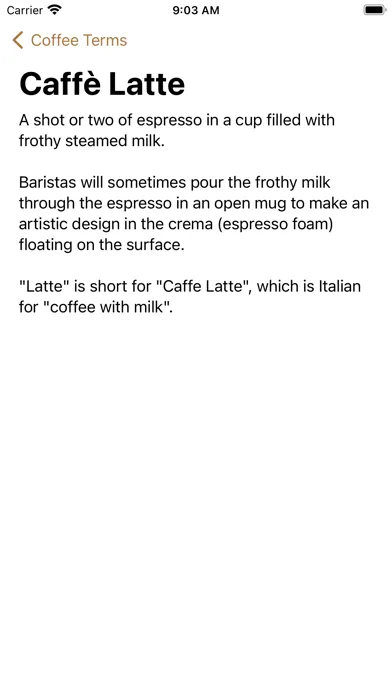 Coffee Terms應用截圖