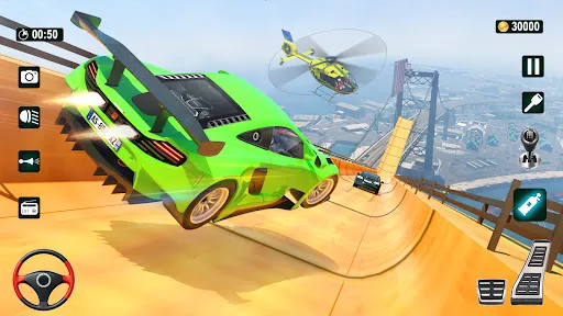 Tangkapan layar Mega Ramp GT Car Stunt Games