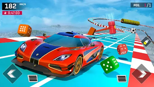 Tangkapan layar Mega Ramp GT Car Stunt Games