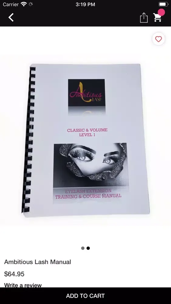 Capturas de tela do Ambitious Lips Cosmetics