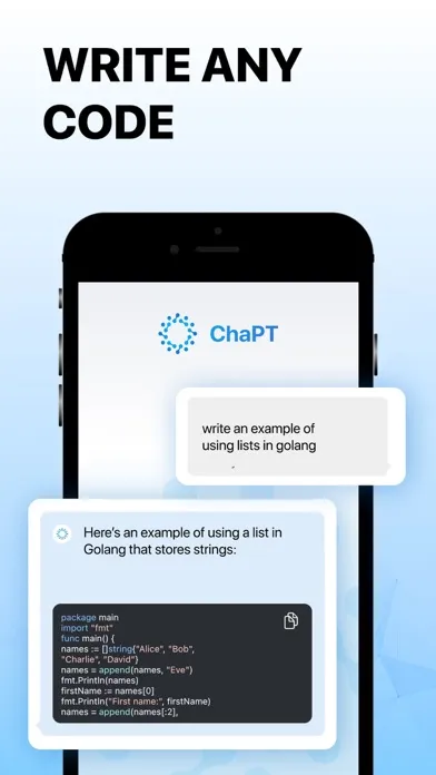 ChaPT - AI Chat Bot client Screenshots
