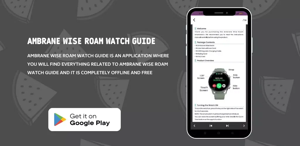 Ambrane Wise Roam Watch Guide Screenshots
