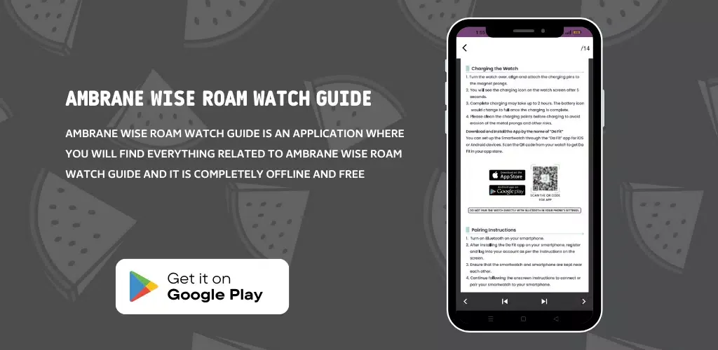 Ambrane Wise Roam Watch Guide Screenshots