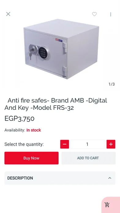 Capturas de tela do AMB Safes