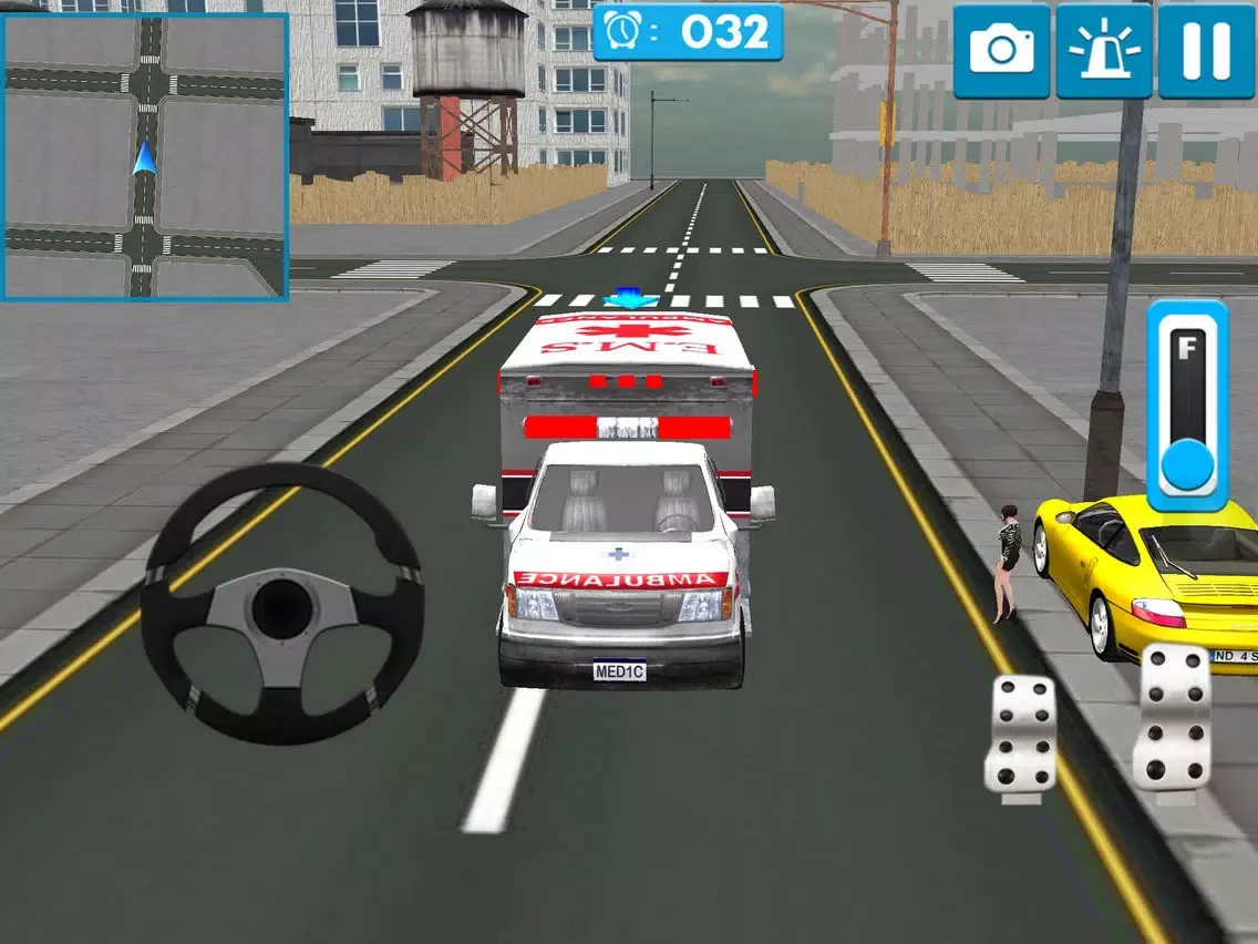 ภาพหน้าจอของ Ambulance Driver 3d Simulator Games iPad 