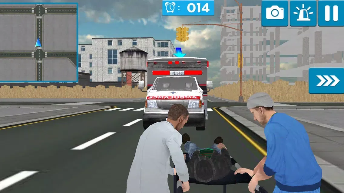 ภาพหน้าจอของ Ambulance Driver 3d Simulator Games