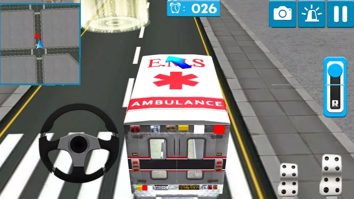 ภาพหน้าจอของ Ambulance Driver 3d Simulator Games
