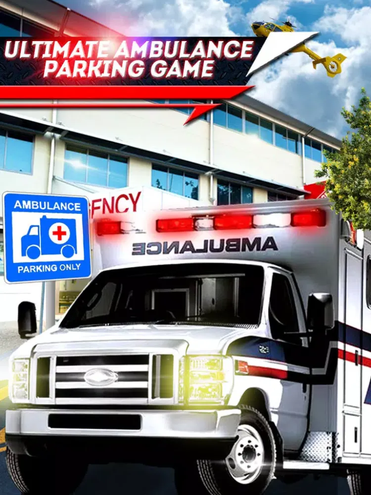 Zrzuty ekranu Ambulance Car Parking Free Game iPad 