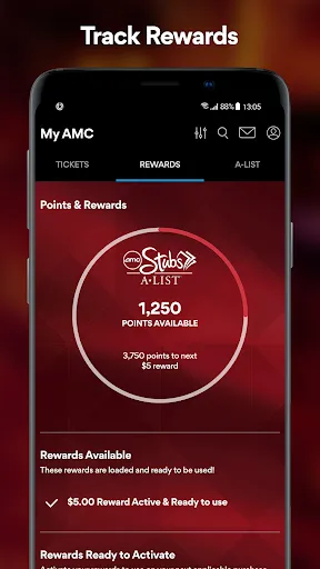 Capturas de pantalla de AMC Theatres: Movies & More
