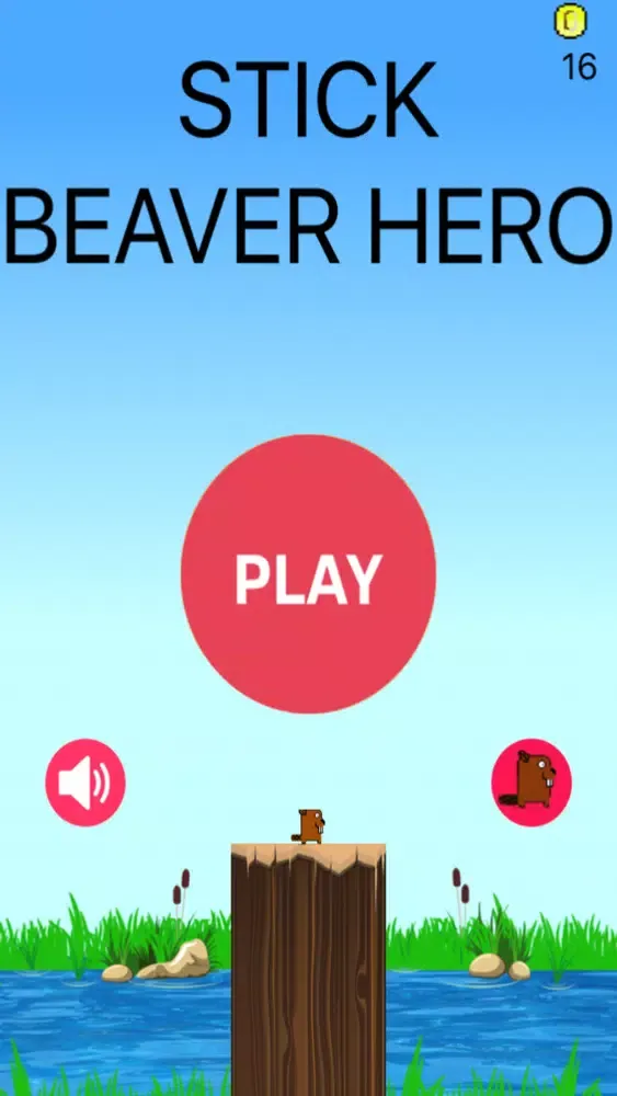Tangkapan layar Stick Beaver Hero