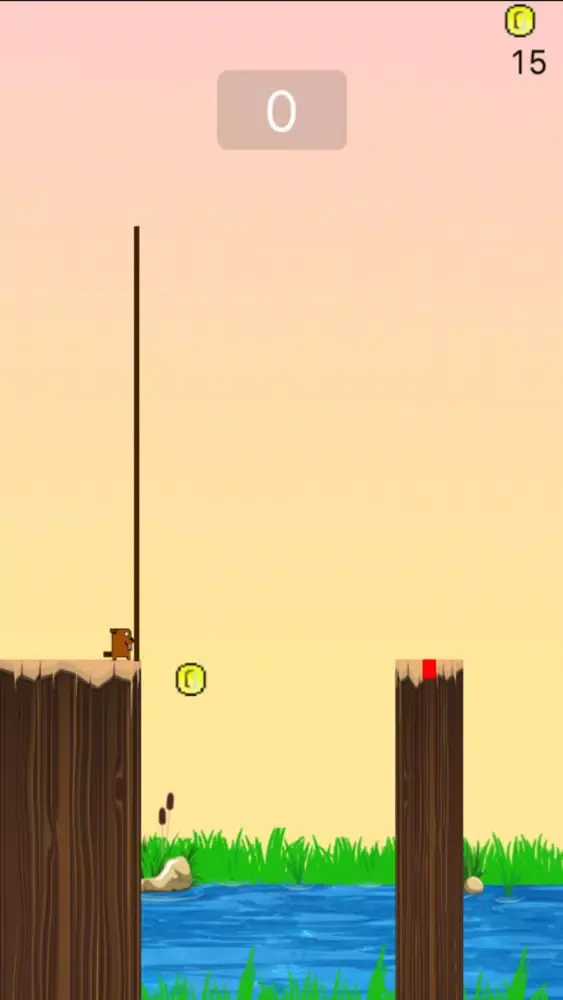 Tangkapan layar Stick Beaver Hero