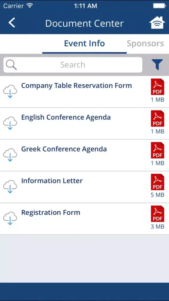 Zrzuty ekranu AmCham GR