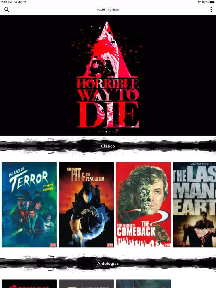 ภาพหน้าจอของ Planet Horror iPad 