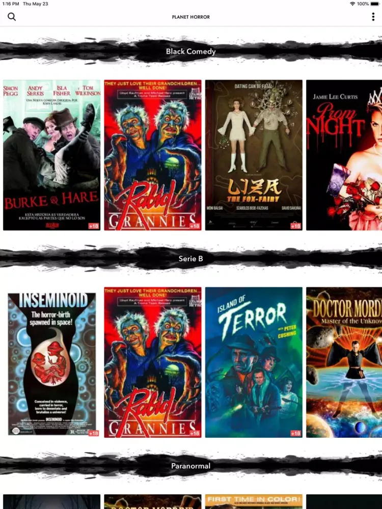 ภาพหน้าจอของ Planet Horror iPad 