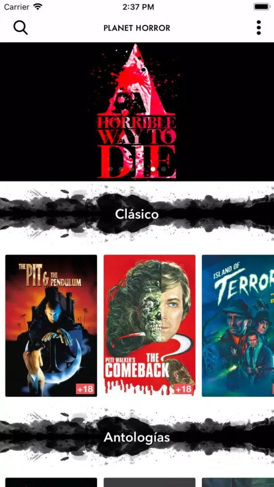 ภาพหน้าจอของ Planet Horror