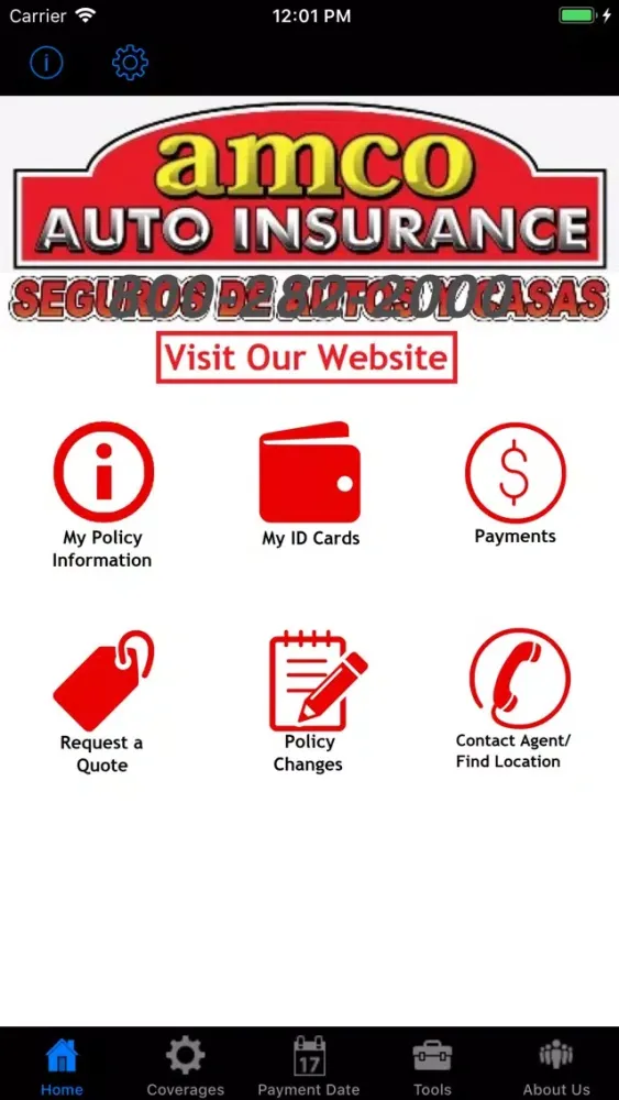 Amco سکرین شاٹس