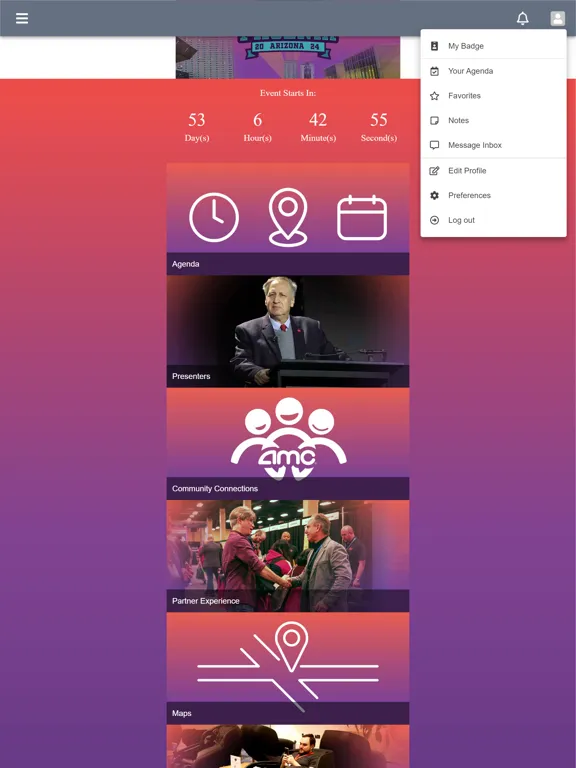 2024 AMC Connections, Phoenix iPad  Ekran Görüntüleri