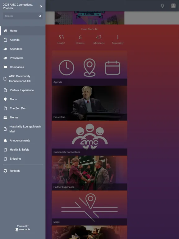 2024 AMC Connections, Phoenix iPad  Ekran Görüntüleri