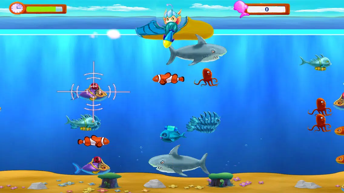 Capturas de tela do Crazy fish - Happy Aquarium deep-sea fishing paradise to eliminate cool running from the fish, won the king of glory, raid