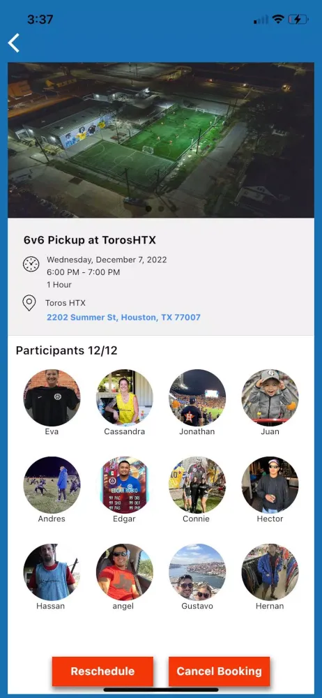 SportSocial App 스크린샷