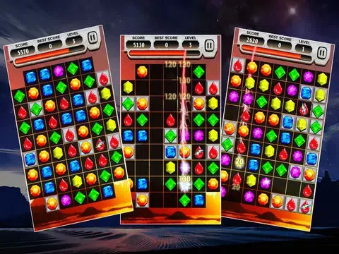 Capturas de tela do Jewels Star Adventure Pro iPad 
